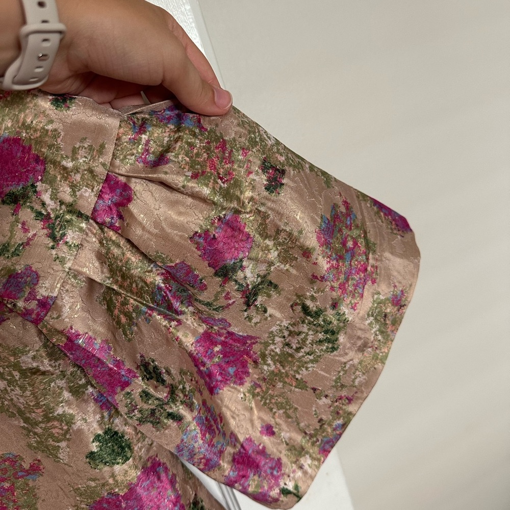 Tuckernuck Floral Blouse - Pink and Green - Picture 10 of 11